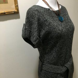 ⛄️ Y2K Olive & Black Marled Sweater Dress/Tunic